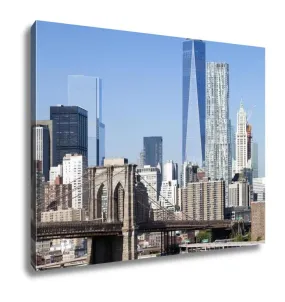 Gallery Wrapped Canvas, The New York City Downtown W The Freedom Tower 2014