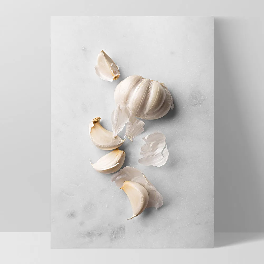 Garlic on Stone - Art Print