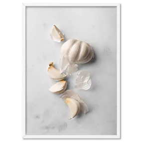 Garlic on Stone - Art Print