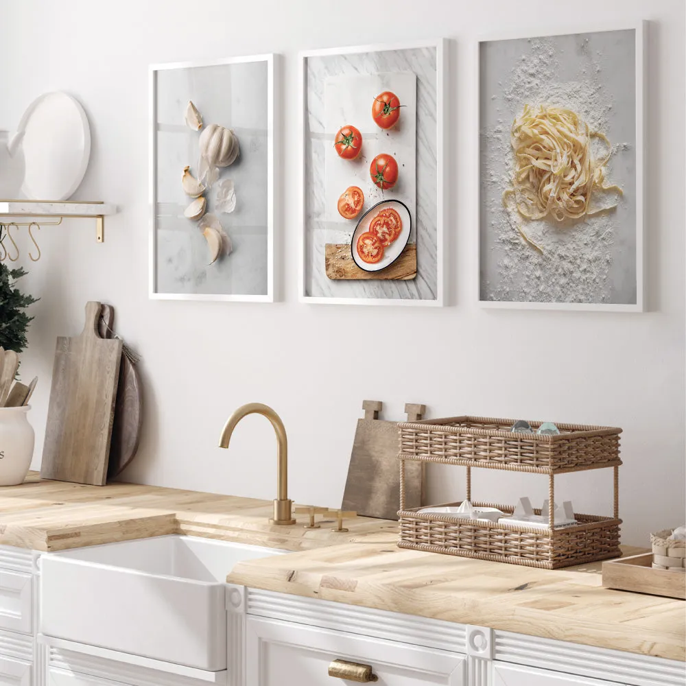 Garlic on Stone - Art Print