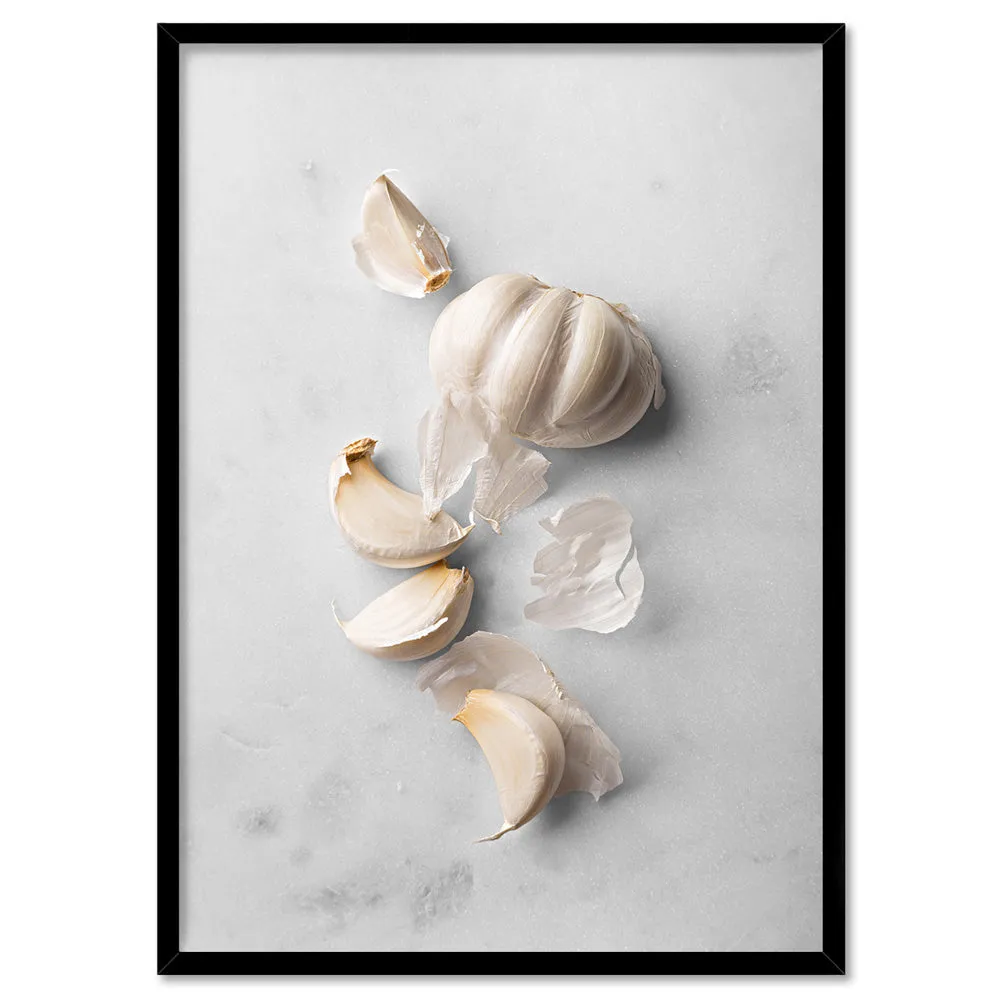 Garlic on Stone - Art Print
