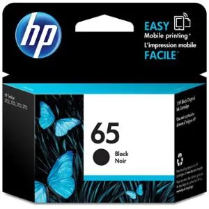 GENUINE HP 65 BLACK INK CARTRIDGE N9K02AA