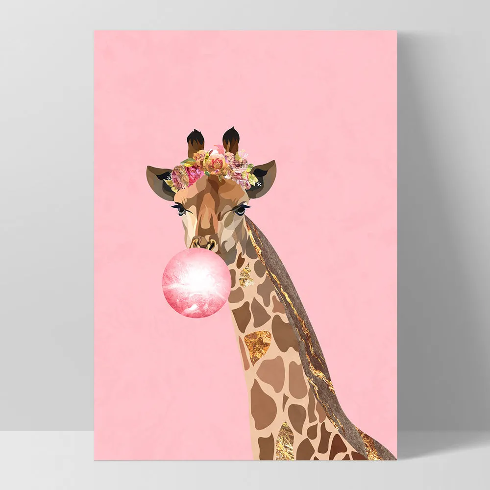 Giraffe Pop - Art Print
