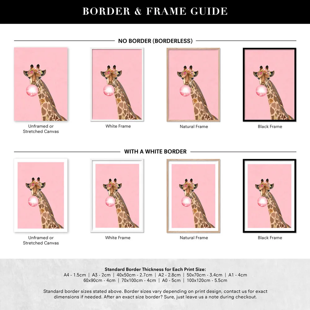 Giraffe Pop - Art Print
