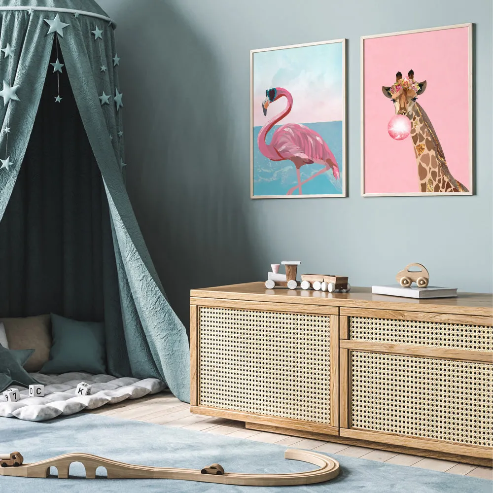 Giraffe Pop - Art Print