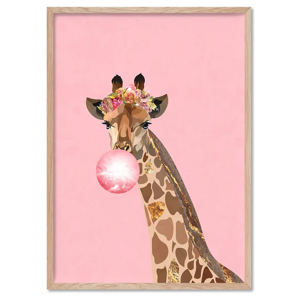 Giraffe Pop - Art Print