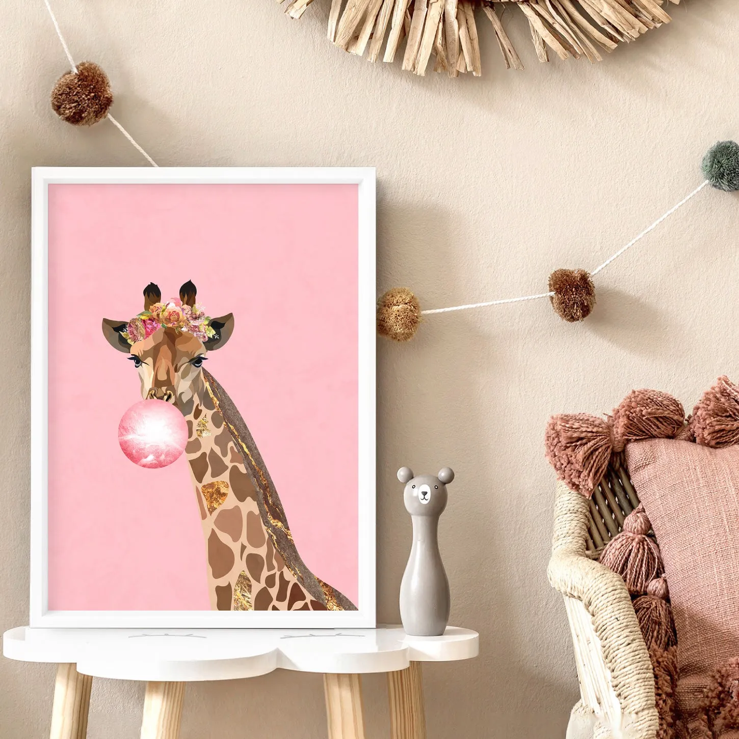 Giraffe Pop - Art Print