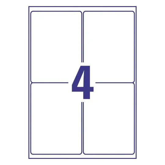 Glossy labels 99.1 x 139 mm