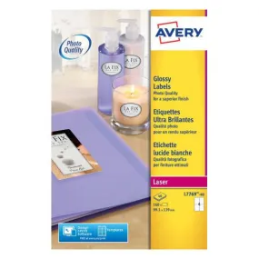 Glossy labels 99.1 x 139 mm