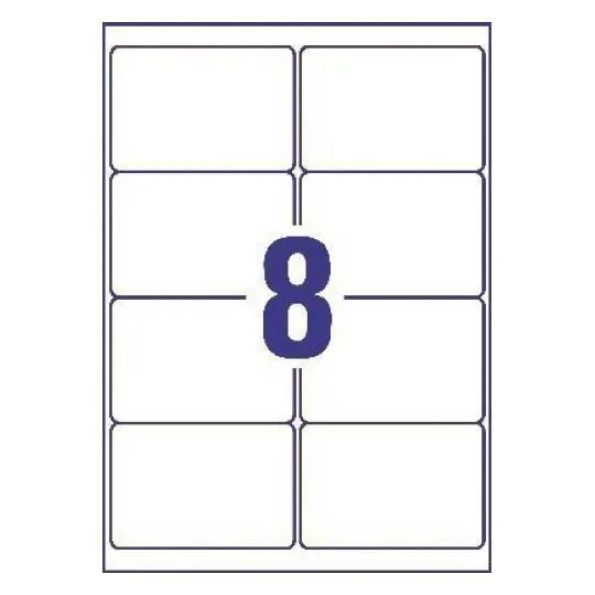 Glossy labels 99.1 x 67.7 mm