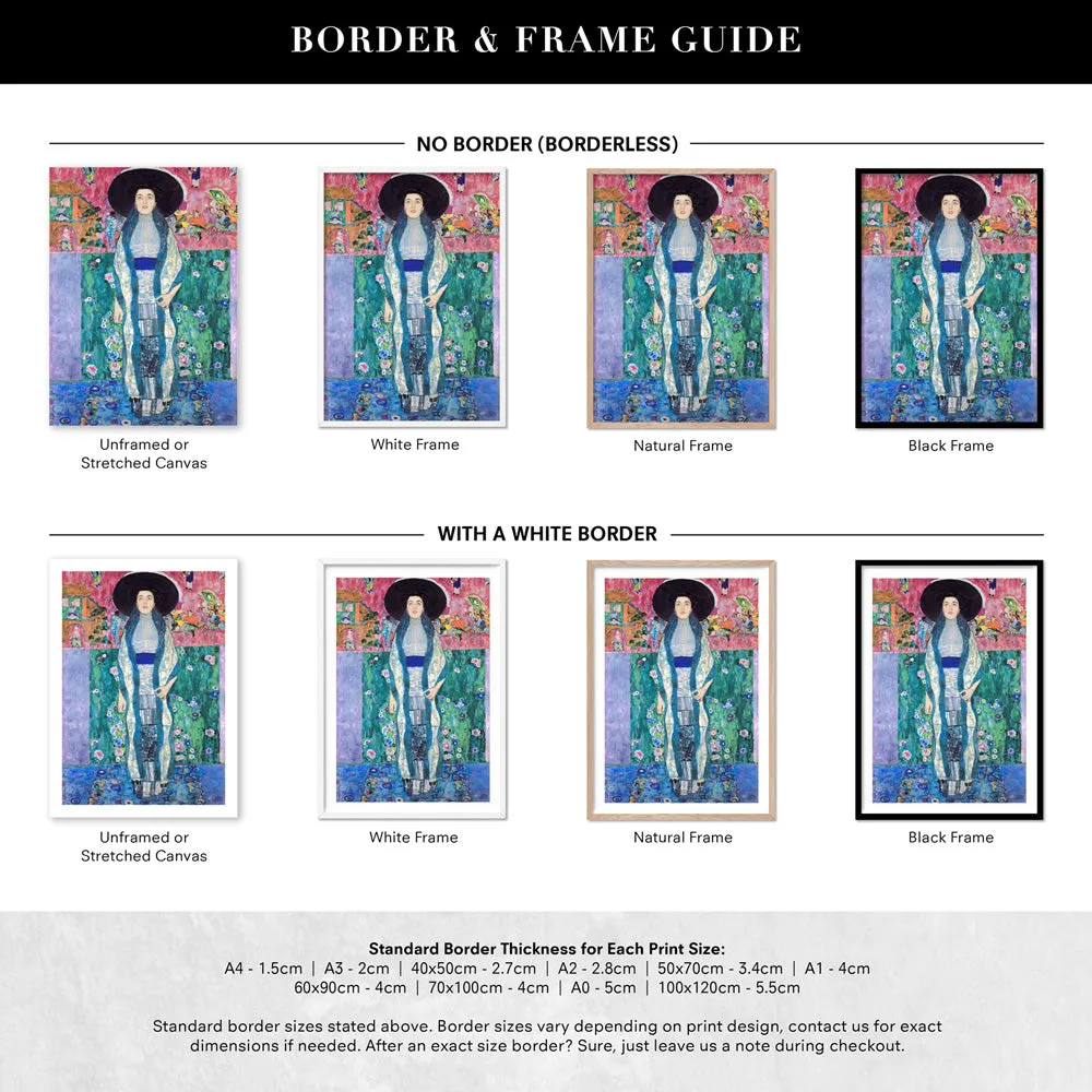 GUSTAV KLIMT | Portrait of Adele Bloch-Bauer II - Art Print