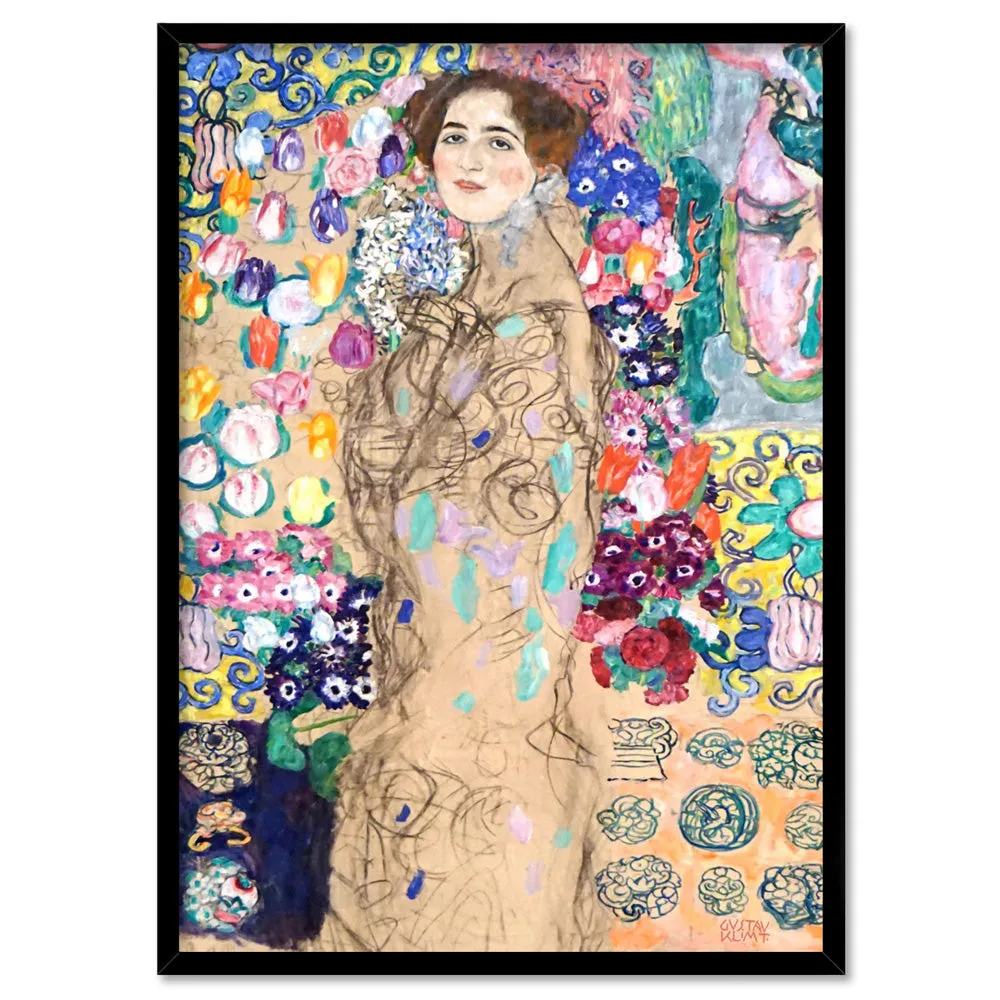 GUSTAV KLIMT | Portrait of Ria Munk III - Art Print