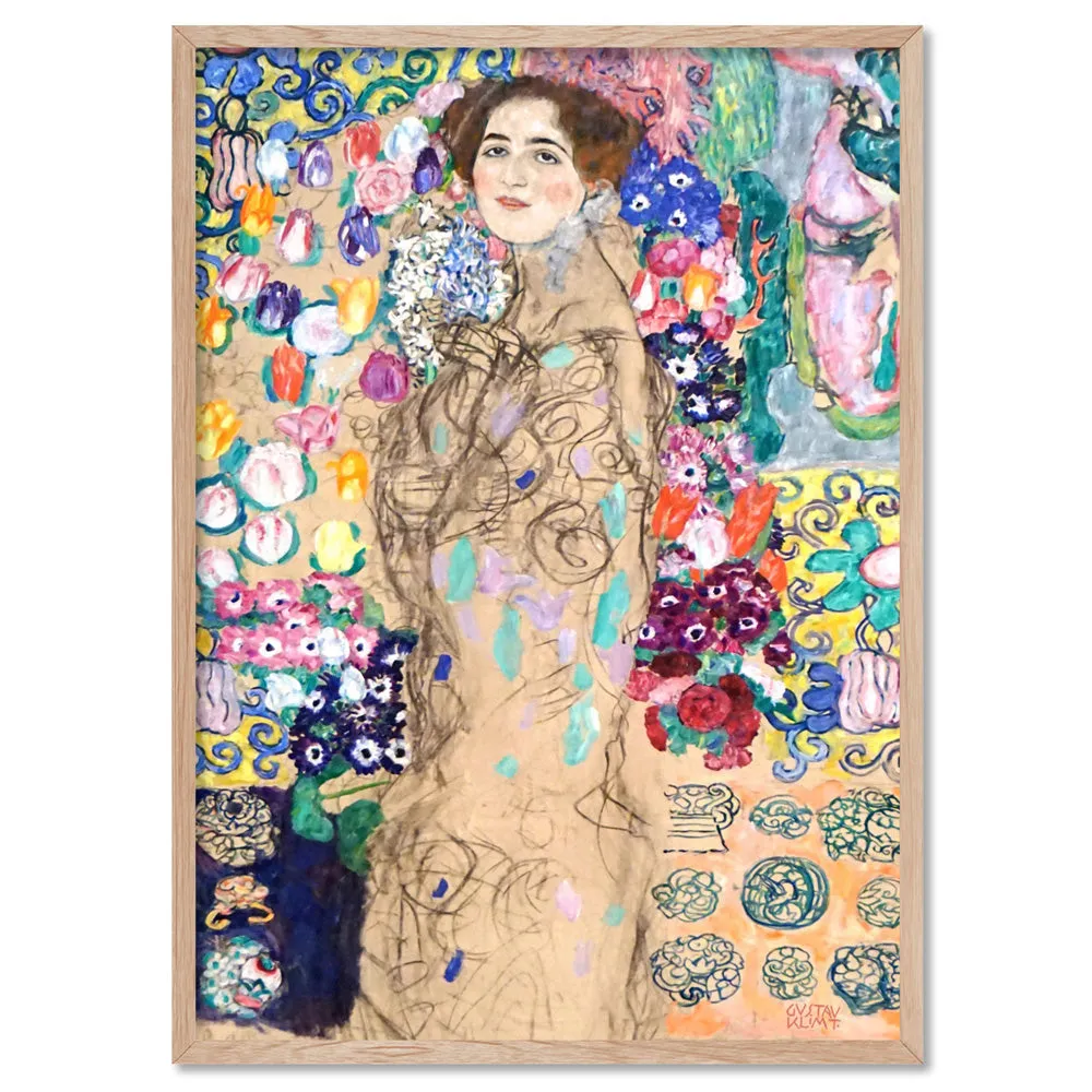 GUSTAV KLIMT | Portrait of Ria Munk III - Art Print