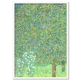 GUSTAV KLIMT | Rosebushes under the Trees - Art Print