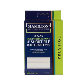 Hamilton Prestige Roller Sleeve - Short Mini 4" 10x Pack