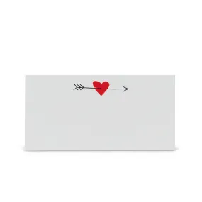 Heart and Arrow Place Cards