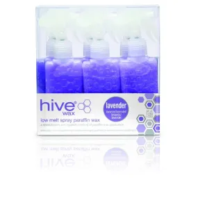 Hive Low Melt Spray Paraffin Wax Lavender 6 x 80g