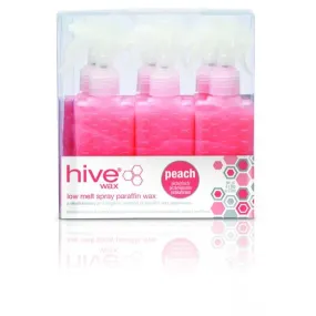 Hive Low Melt Spray Peach Paraffin Wax 6 pk 80g