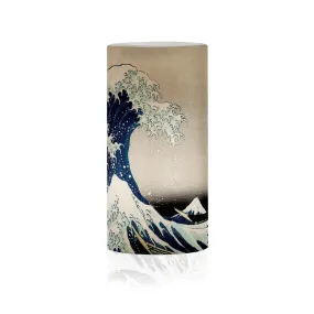 Hokusai The Great Wave 6" LED Real Wax Candle with Remote