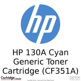 HP 126A Cyan Compatible Toner Cartridge - Alternate Brand, A-H-CE311A/CF351A-C