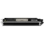 HP 126A Toner Black (CE310A), Remanufactured Toner Cartridge for LaserJet CP1025 SERIES