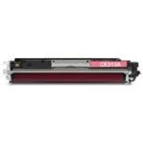 HP 126A Toner Magenta (CE313A), Remanufactured Toner Cartridge for LaserJet CP1025 SERIES