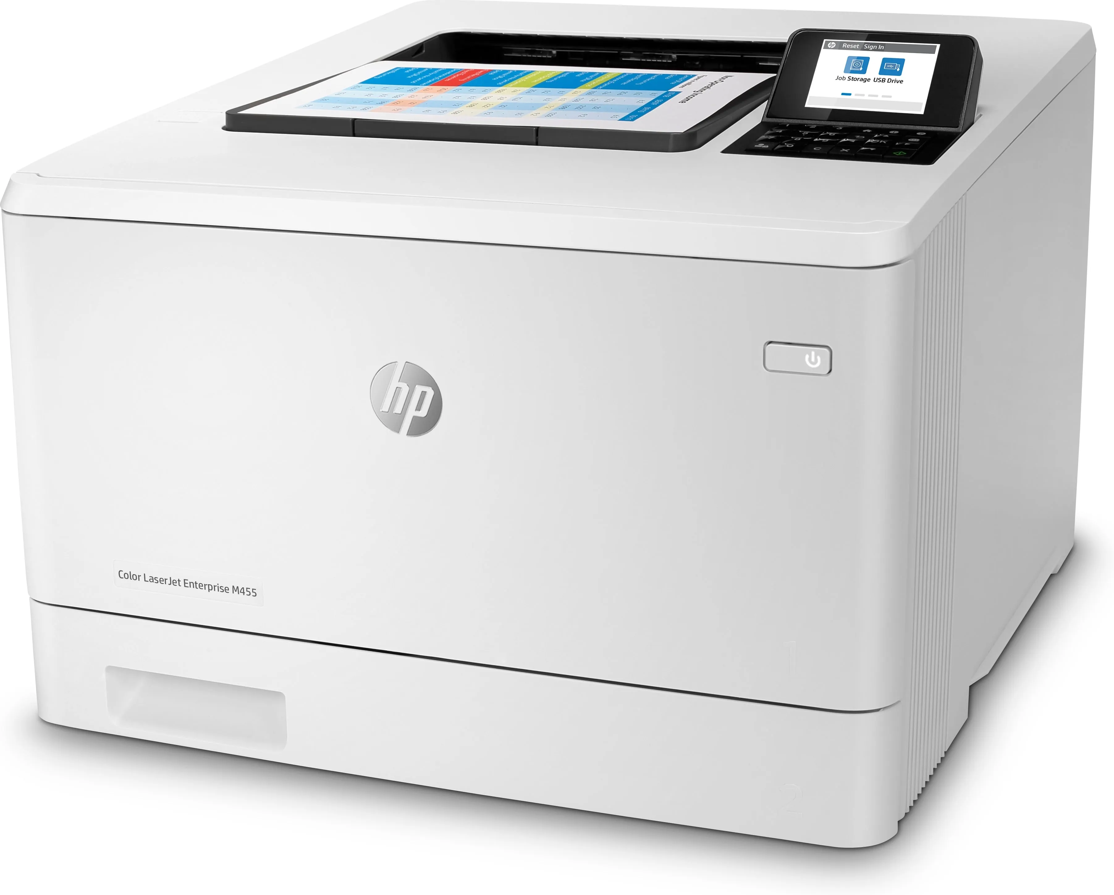 HP Color LaserJet Enterprise M455dn Printer, 29/29 ppm, 1.25GB, Ethernet, USB, Duplex - 3PZ95A#BGJ (Certified Refurbished)