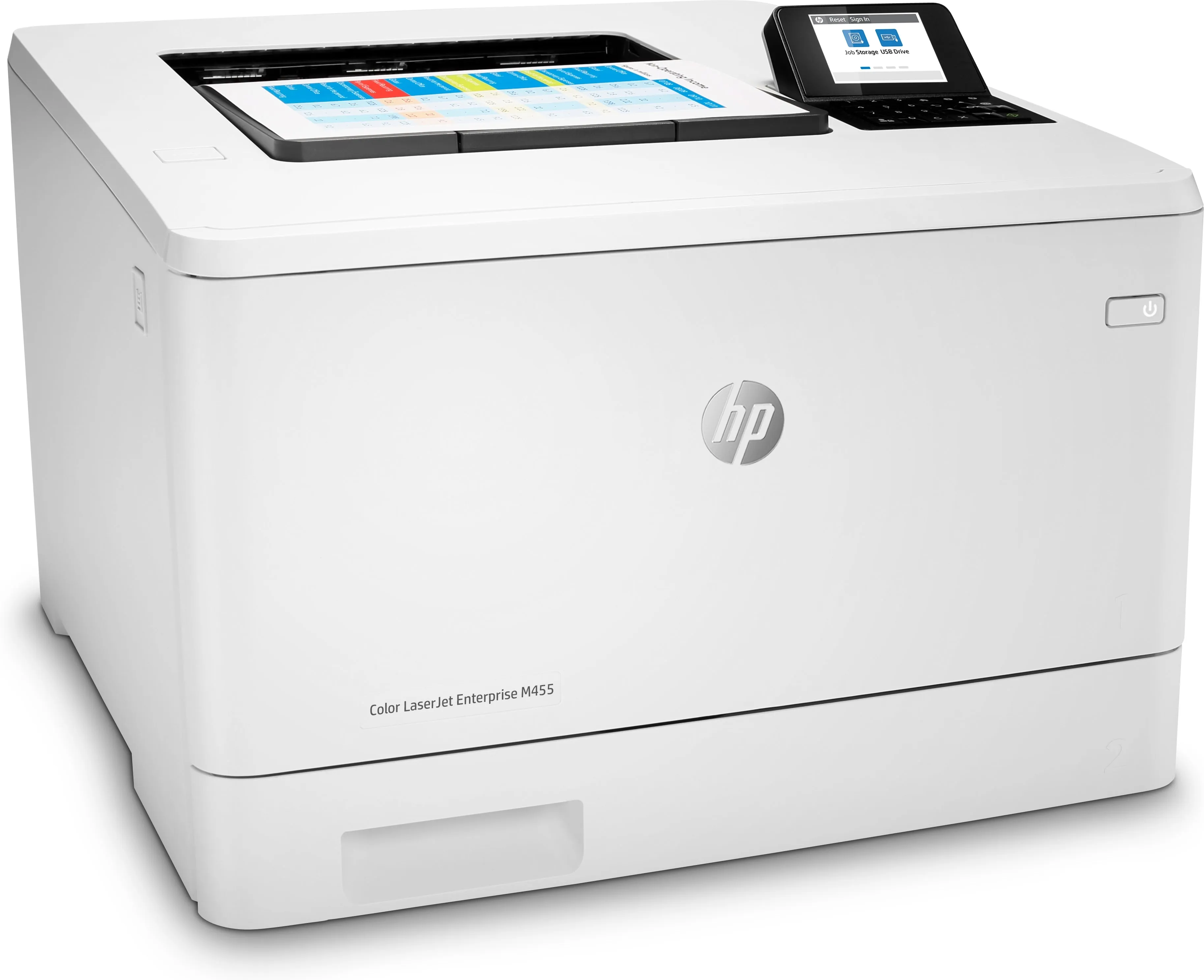 HP Color LaserJet Enterprise M455dn Printer, 29/29 ppm, 1.25GB, Ethernet, USB, Duplex - 3PZ95A#BGJ (Certified Refurbished)
