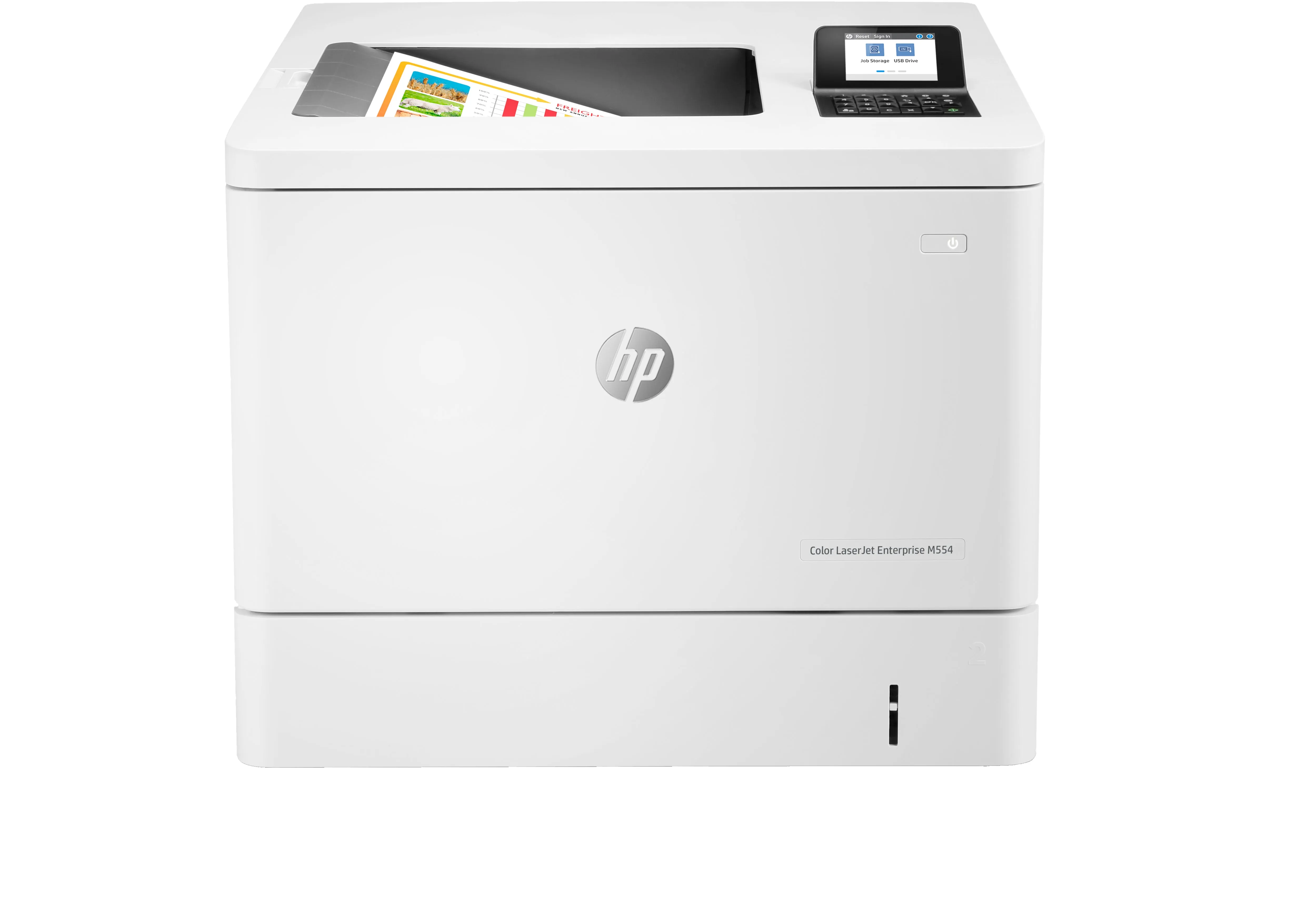 HP Color LaserJet Enterprise M554dn Printer, 35/35 ppm, Ethernet, USB, Duplex - 7ZU81A#BGJ (Certified Refurbished)