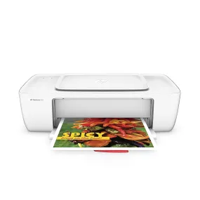 HP DeskJet 1112 Color Inkjet Printer, 7.5 ppm Black, 5.5 ppm Color, 4800 x 1200 dpi, 60-sheet Input, USB 2.0, Duplex Printing - F5S23A#B1H