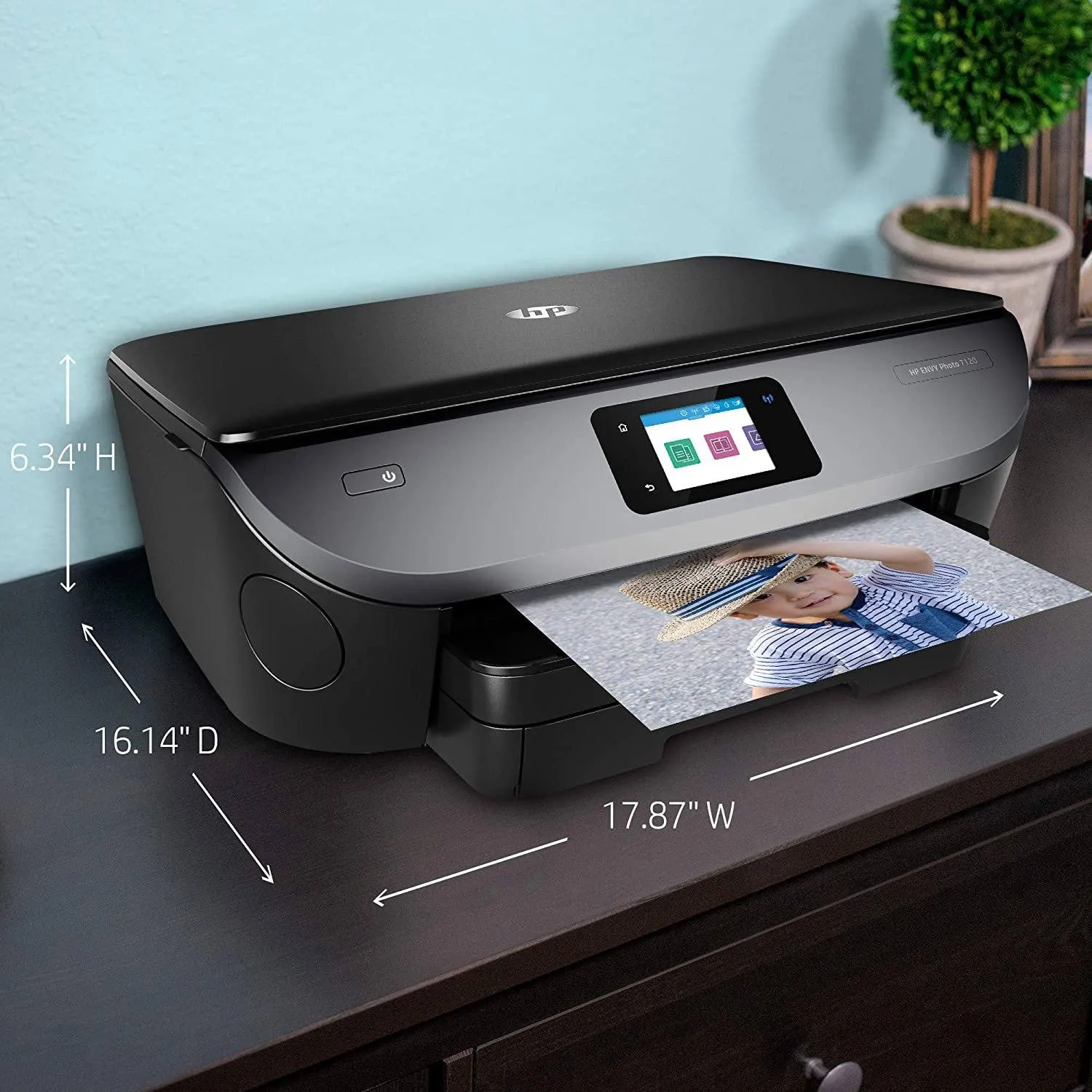 HP Envy Photo 7120 Wireless All-in-One Photo Printer (Refurbished)