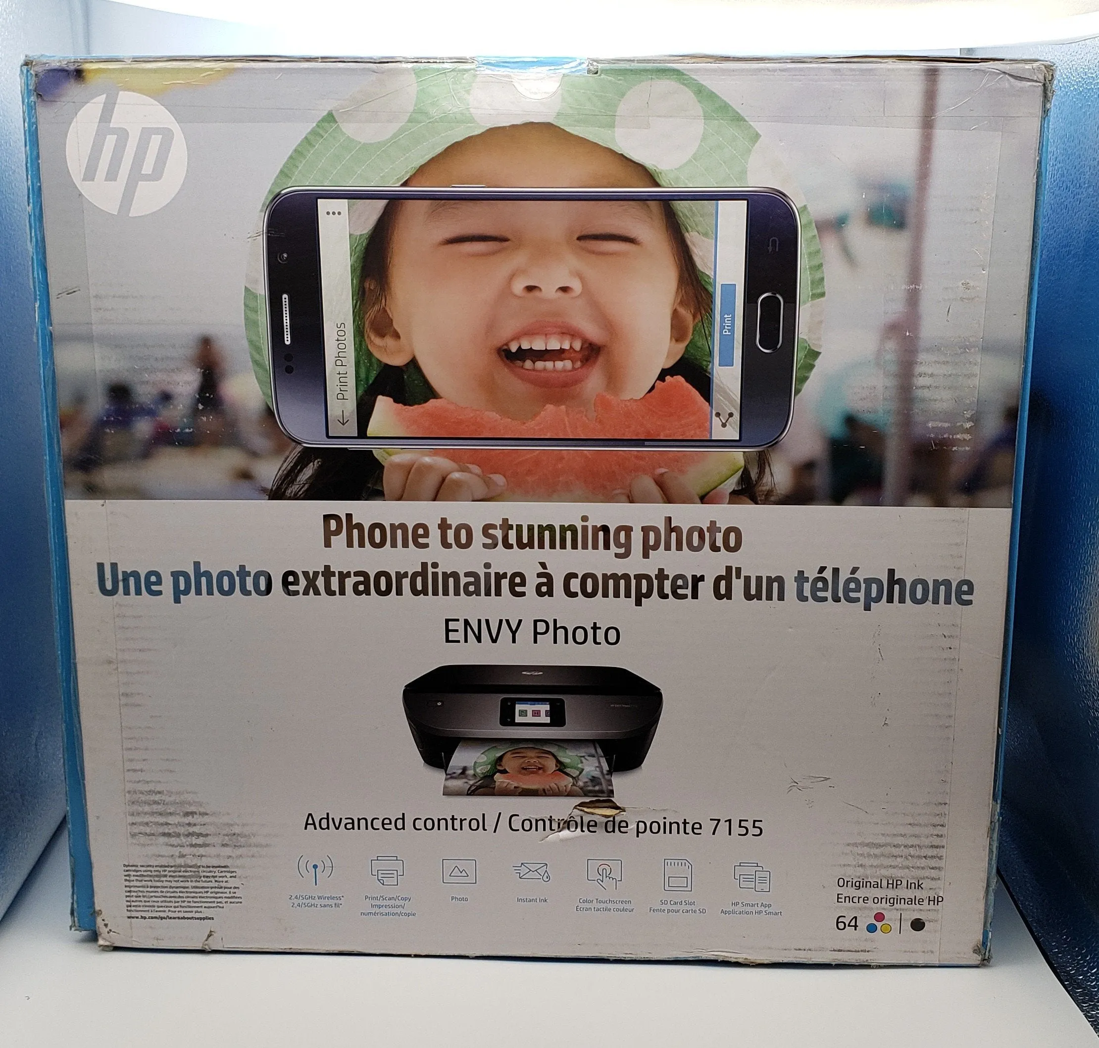 HP ENVY Photo 7155 Wireless Color Inkjet Printer (For Parts)
