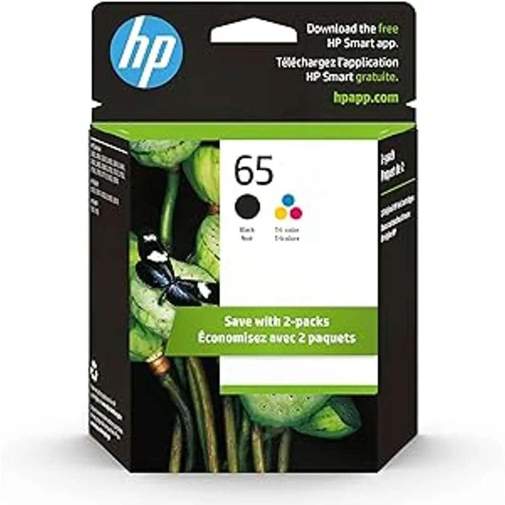 HP Ink Cartridge 65 Tri Colour (for 26202621262137203721)