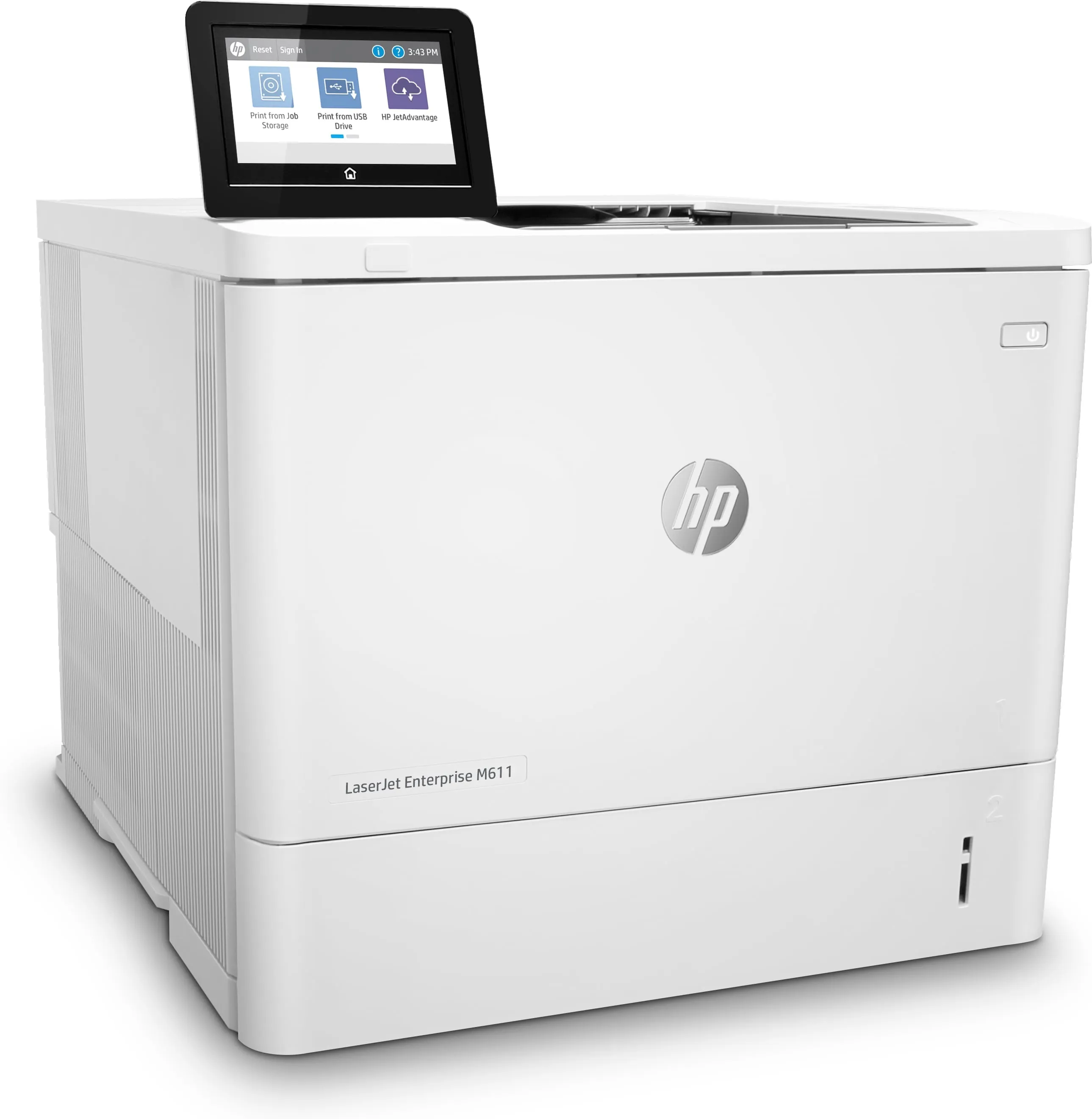 HP LaserJet Enterprise M611dn Monochrome Laser Printer, 65 ppm, 512MB, Ethernet, USB - 7PS84A#BGJ
