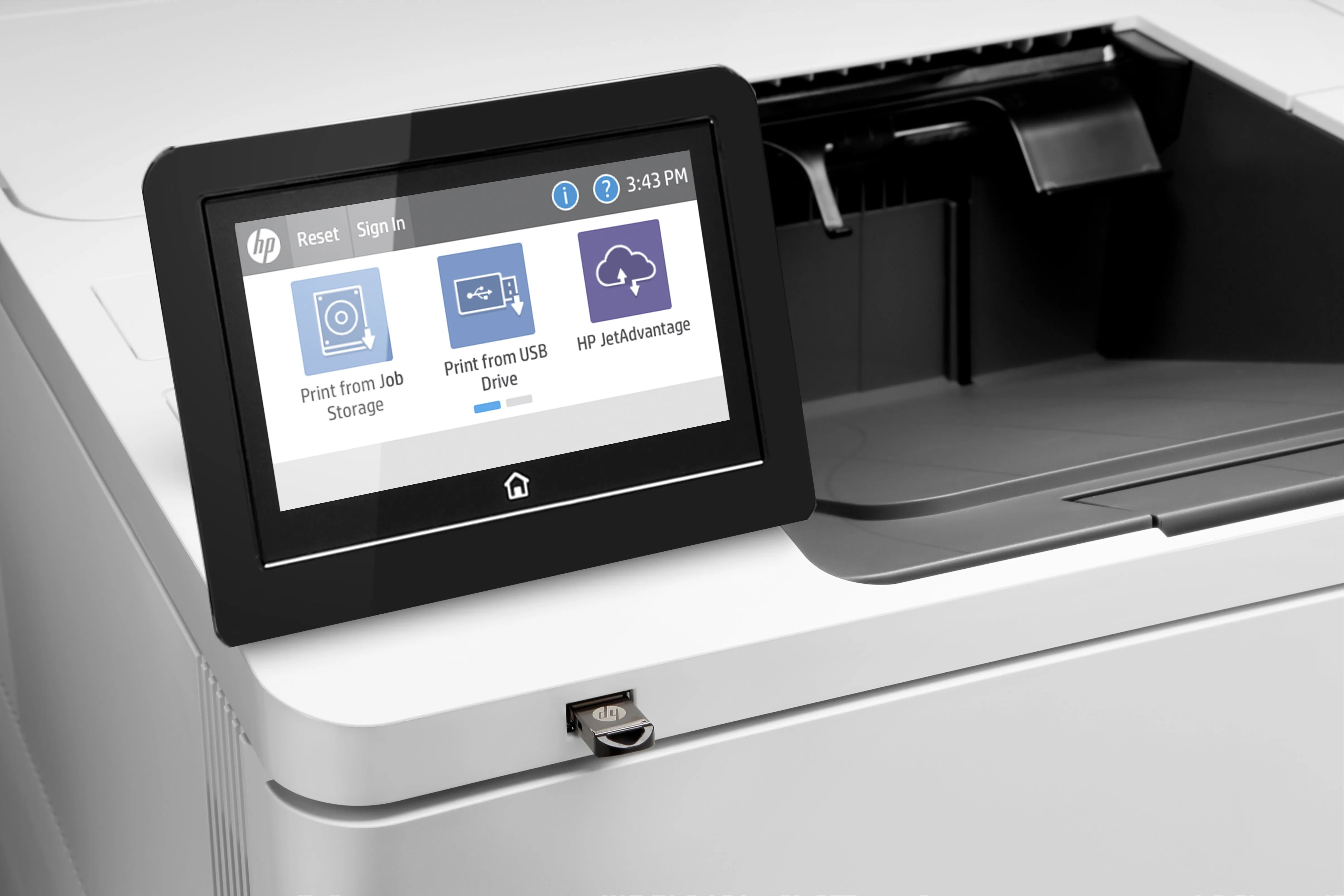 HP LaserJet Enterprise M611dn Monochrome Laser Printer, 65 ppm, 512MB, Ethernet, USB - 7PS84A#BGJ