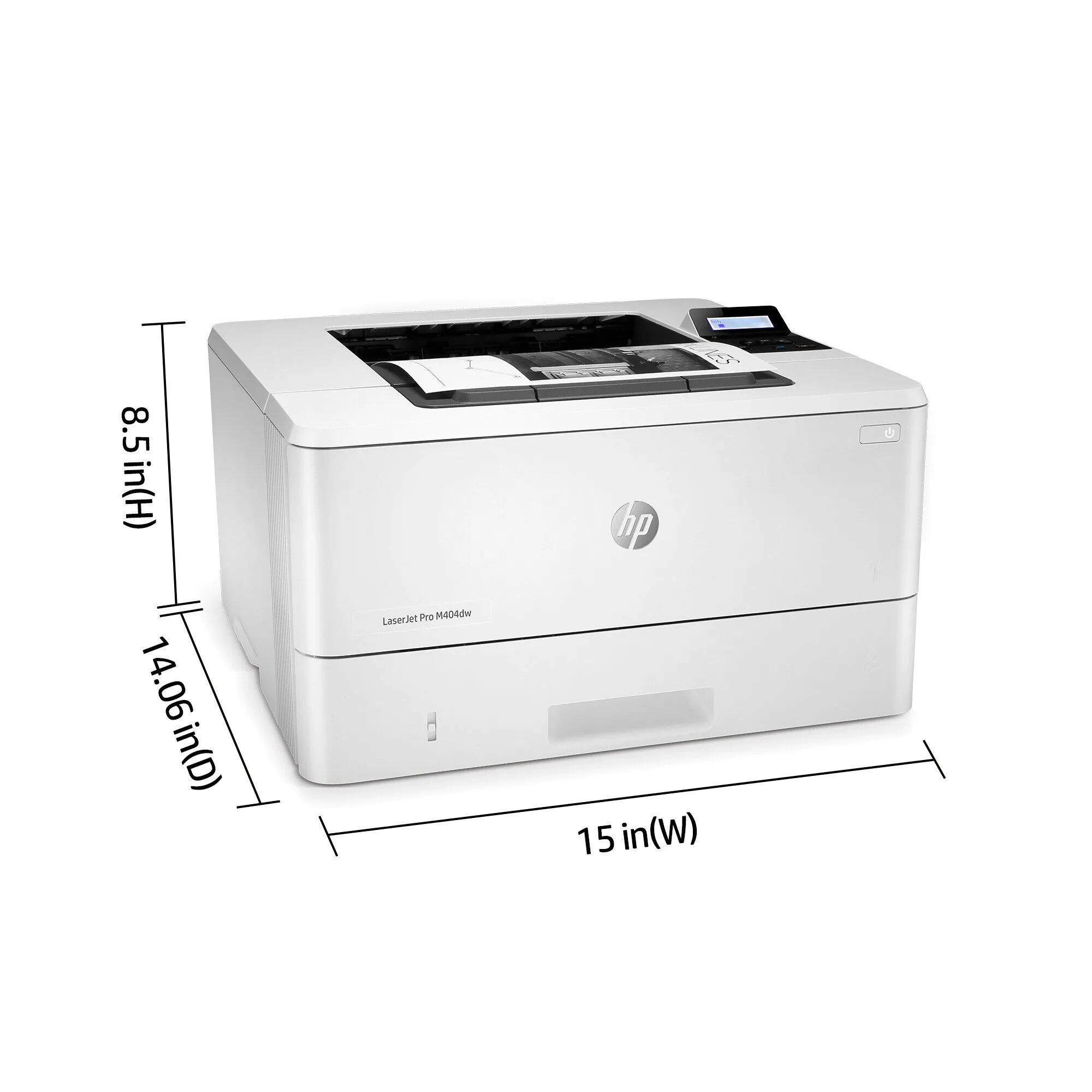 HP LaserJet Pro M404n, Print, Fast first page out speeds; Compact Size; Energy Efficient; Strong Security