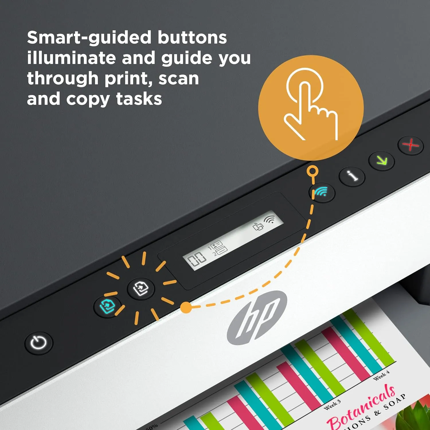 HP Smart Tank 6001 Wireless Cartridge-Free, All-In-One Ink Printer, with up to 2 years of ink