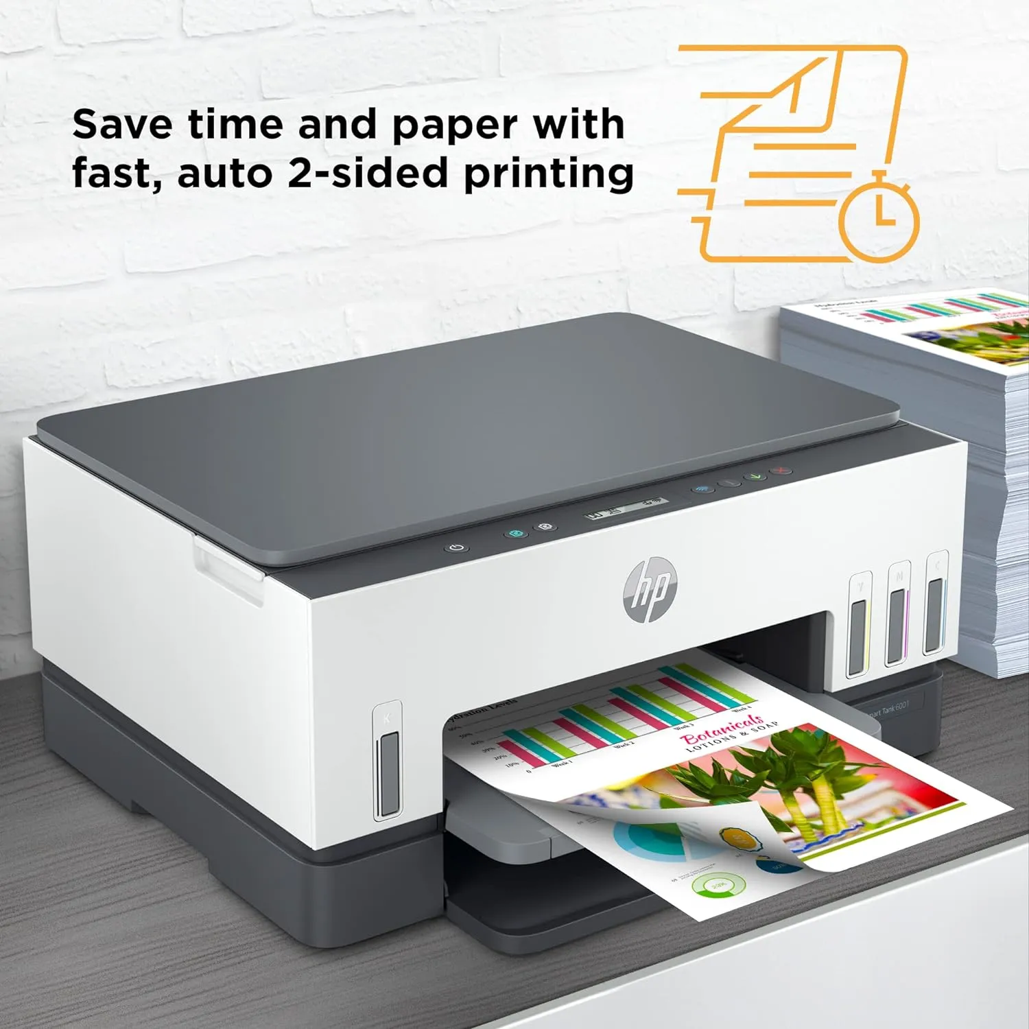 HP Smart Tank 6001 Wireless Cartridge-Free, All-In-One Ink Printer, with up to 2 years of ink