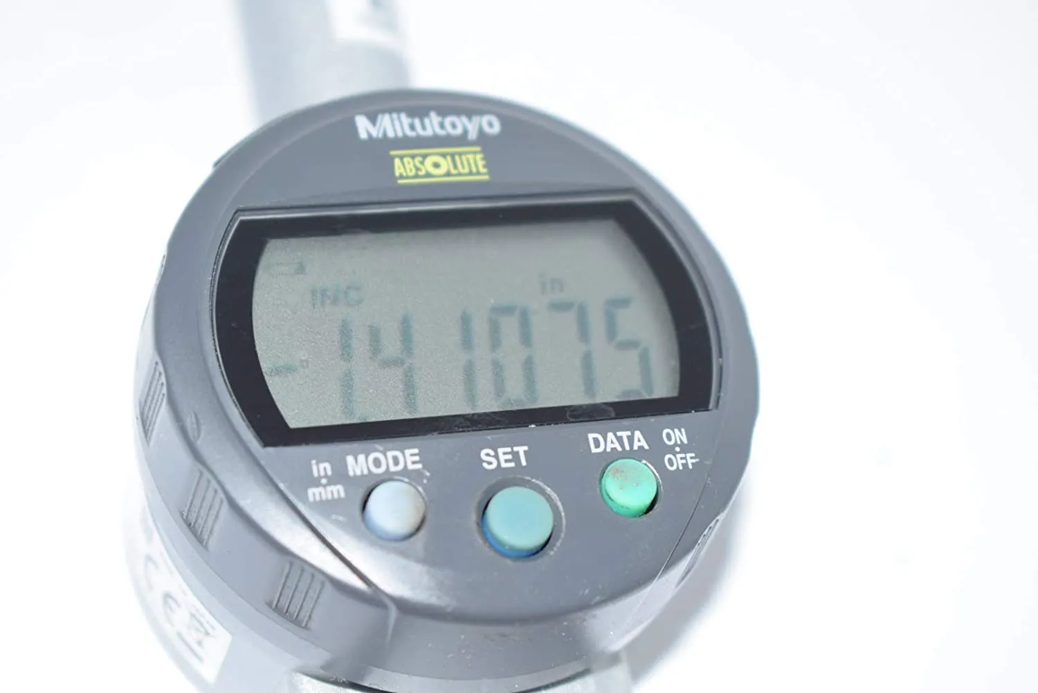 IDC Digimatic Indicator I .00005"/.0001"/.0005"/0.001mm/0.01mm X 2" I 3/8" Stem I Flat Back