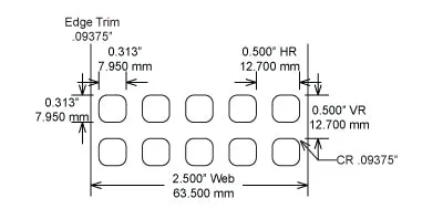 Identco TTL111-433-10 .3125x.3125 Ultra-Durable Gloss White Polyimide Thermal Transfer Labels