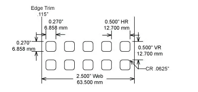 Identco TTL113-411-10 .27x.27 Matte Tan Polyimide Thermal Transfer Labels