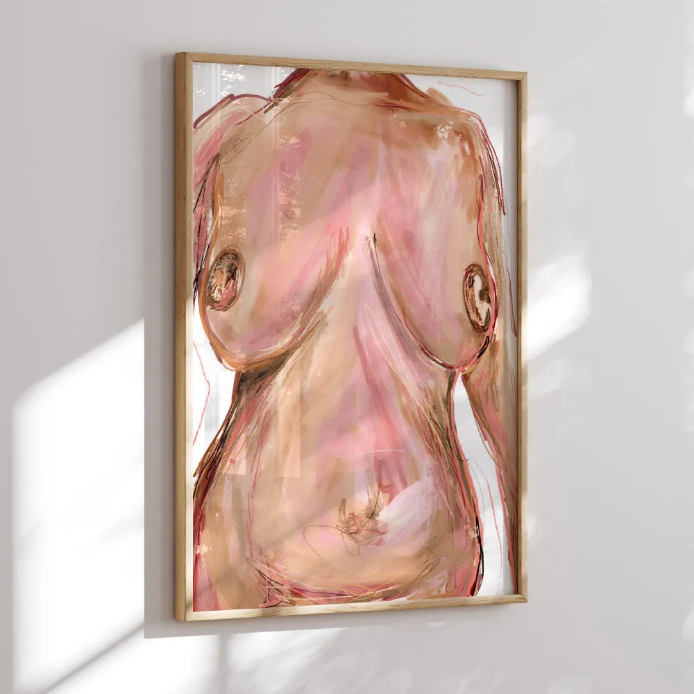 In the Flesh II - Art Print by Nicole Schafter
