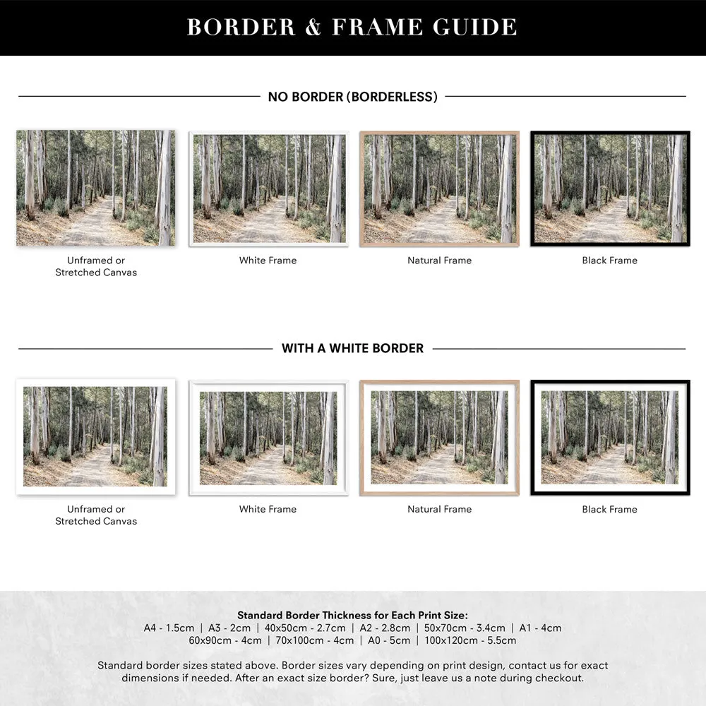 Into the Gumtrees - Art Print