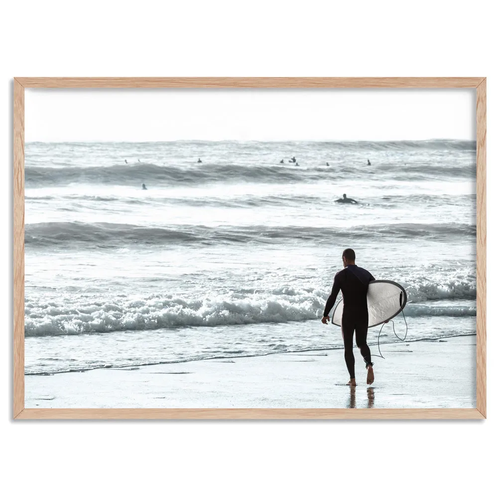 Into the Surf - Art Print