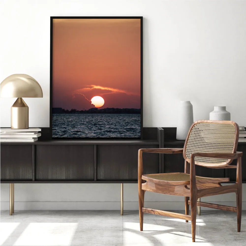 Isla Mujeres Sunset Mexico - Art Print by Beau Micheli
