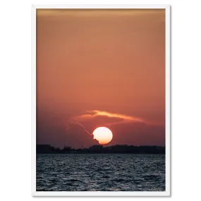 Isla Mujeres Sunset Mexico - Art Print by Beau Micheli