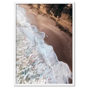 Jan Juc Beach VIC Aerial IV - Art Print by Beau Micheli