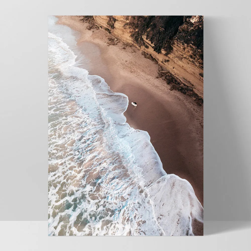Jan Juc Beach VIC Aerial IV - Art Print by Beau Micheli
