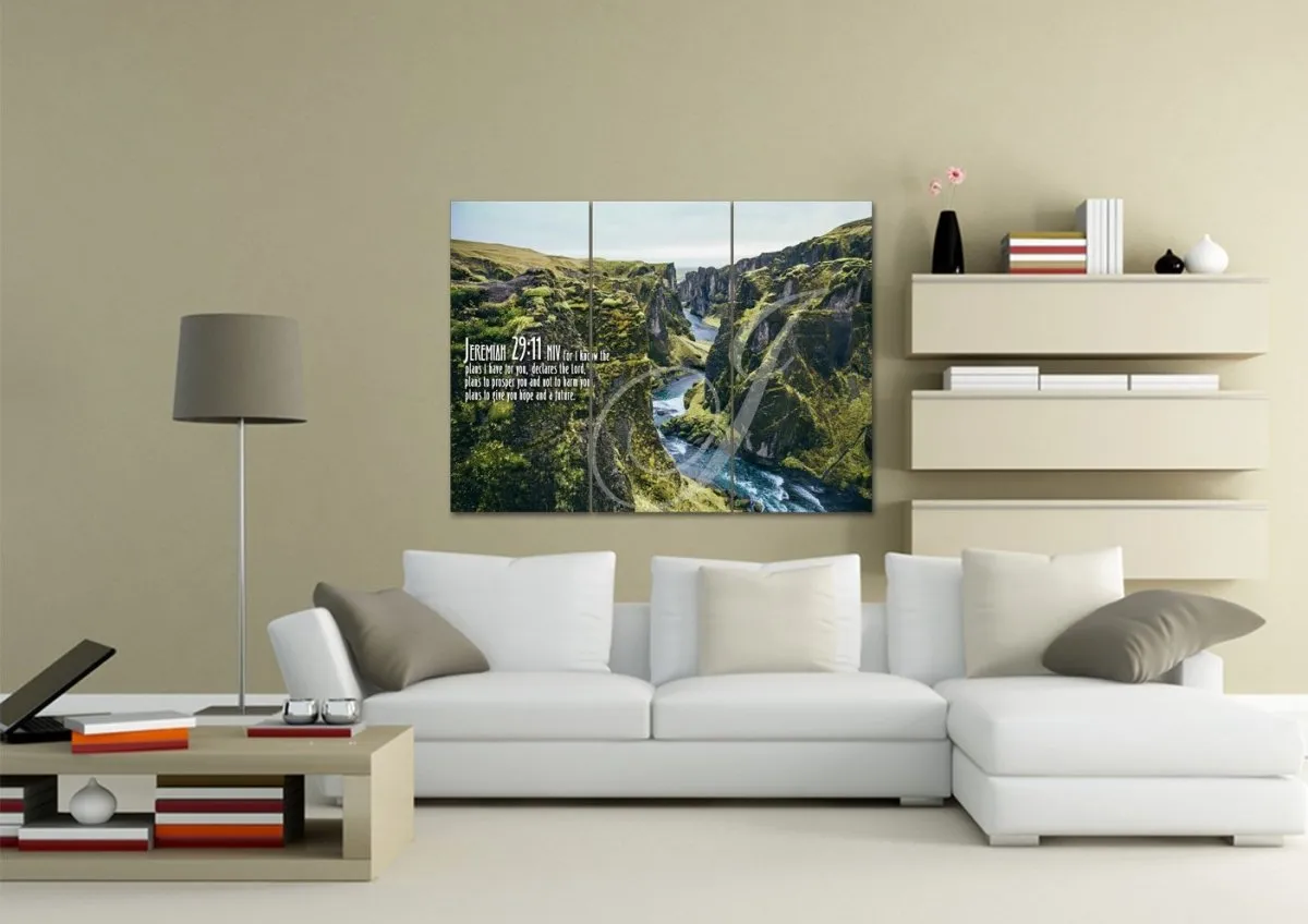 Jeremiah 2911 Niv #14 Bible Verse Canvas Wall Art - Christian Canvas Wall Art