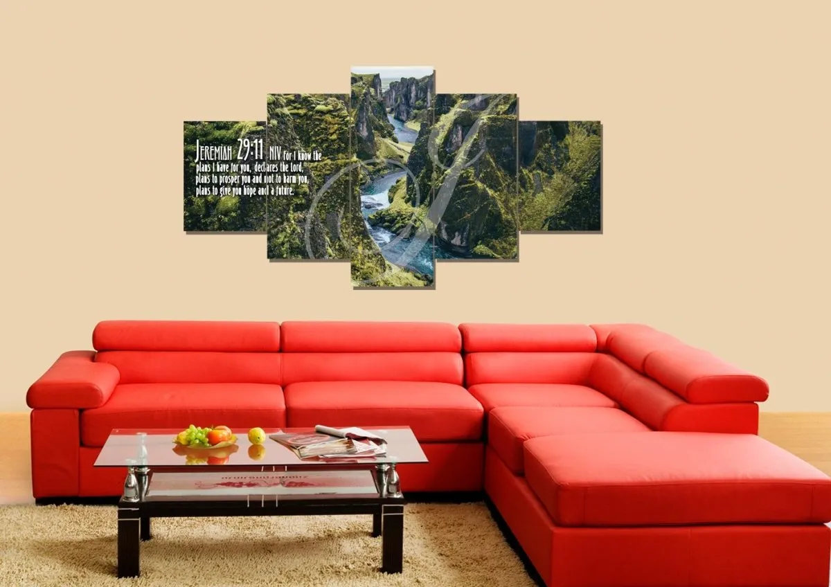 Jeremiah 2911 Niv #14 Bible Verse Canvas Wall Art - Christian Canvas Wall Art